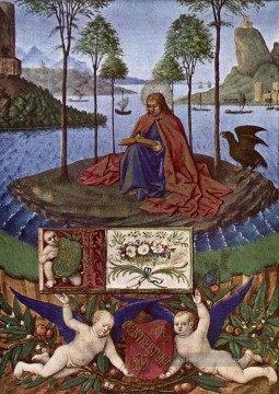 St John auf Patmos Jean Fouquet Ölgemälde